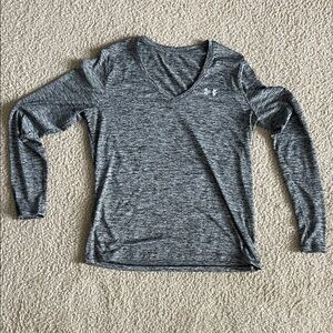 Under Armour Women's Charcoal Long Sleeve Tee